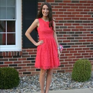 pink formal dress
